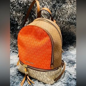 Michael Kors women’s Tri-Color Backpack